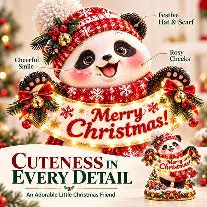 🐼🎄 Christmas Panda Welcome Light