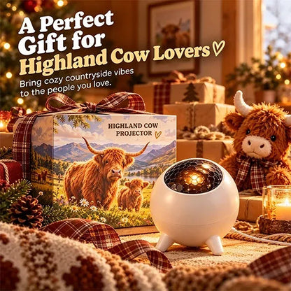 ✨🐮 Cozy Highland Light™ | Highland Cow Room Projector