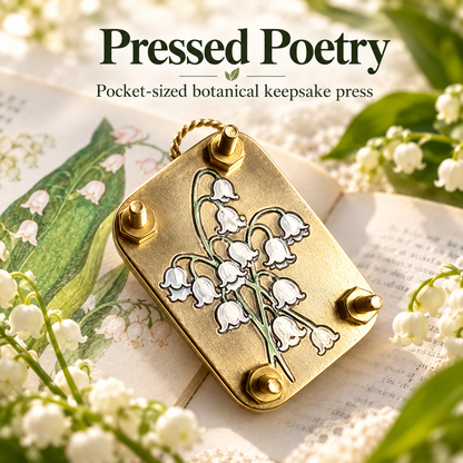 🌸📖 Pocket-Size Flower Press – Turn Tiny Blooms Into Lasting Keepsakes
