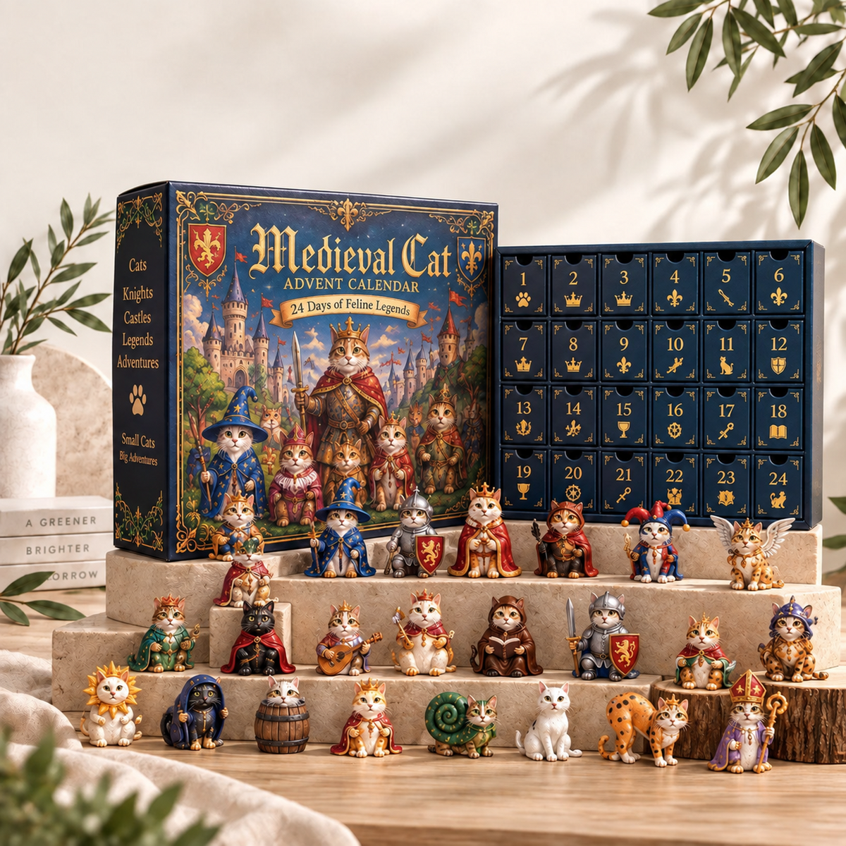 ⚔️🐱 Medieval Cat Kingdom – 24-Day Christmas Advent Calendar