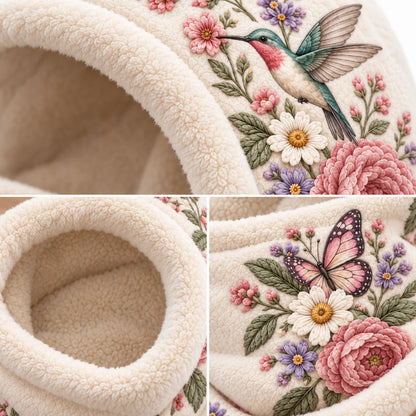 🌸 Cozy Bloom Hood | Hat, Face Cover & Neck Warmer