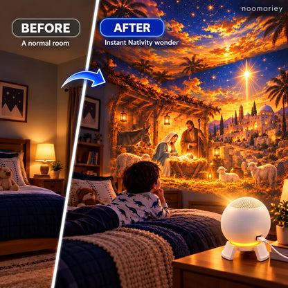 ✝️🌟 Bethlehem Nightfall™ | 5D Nativity Projection Light
