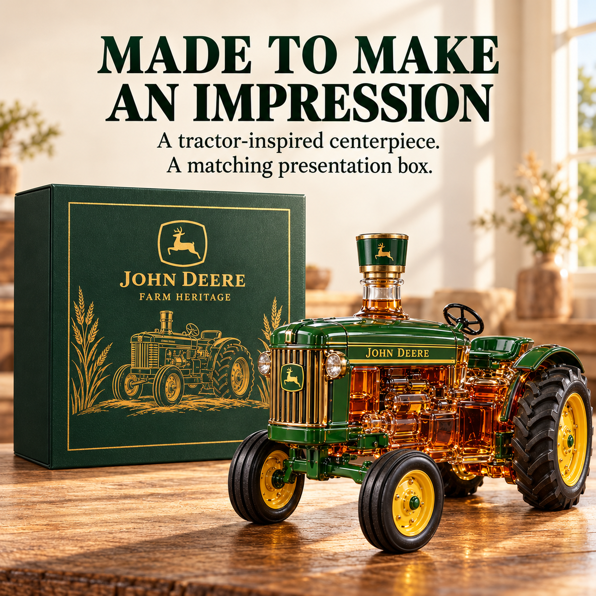 🚜🥃 John Deere Farm Heritage™ | Vintage Tractor Whiskey Decanter