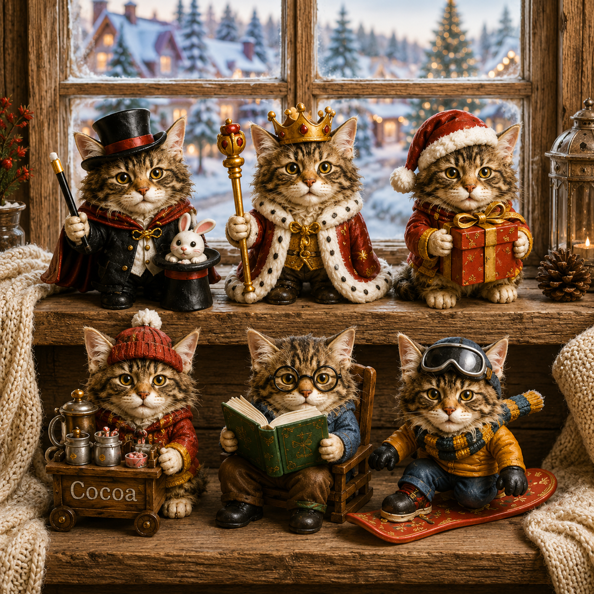 🐱💼 Maine Coon Jobs Advent Calendar – 24 Cats at Work