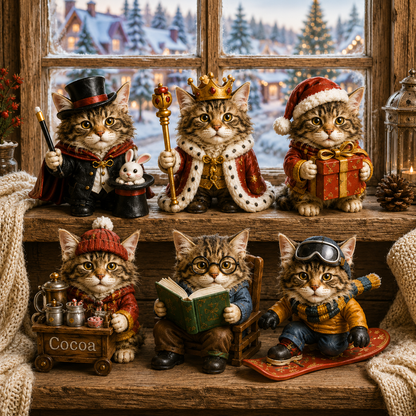 🐱💼 Maine Coon Jobs Advent Calendar – 24 Cats at Work