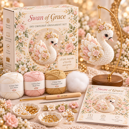 ⏰Limited Stock 50% OFF -  🧶 DIY Crochet Bird Ornament Kit Collection | Comfort, Hope & Grace