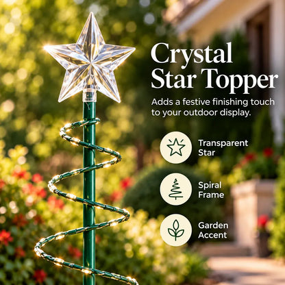🎄✨ Starlight Spiral Christmas Tree