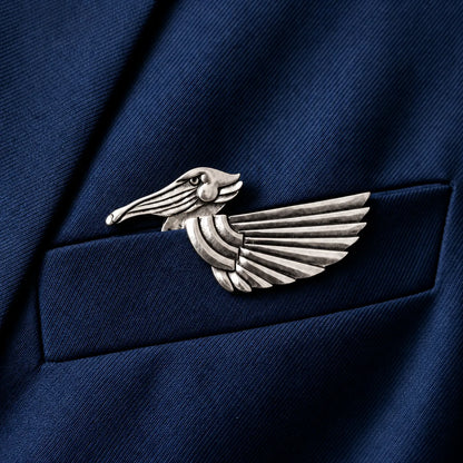 ✨ Sculptural Animal Brooch | A Bold Finishing Touch for Suits & Blazers