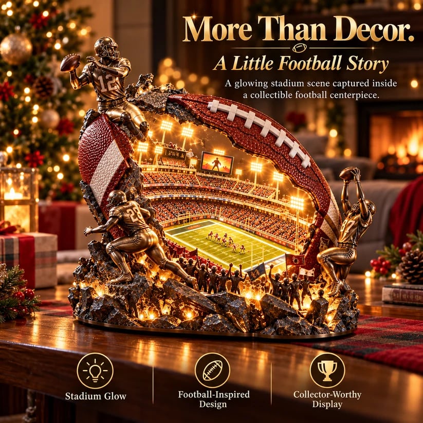 🏟️ The Stadium Within | Lighted Football Collectible 🏈