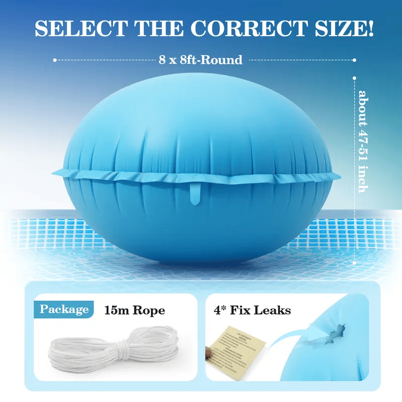 🛡️❄️ IceShield Pool Pillow – Heavy-Duty Winter Defense for Above-Ground Pools 💧