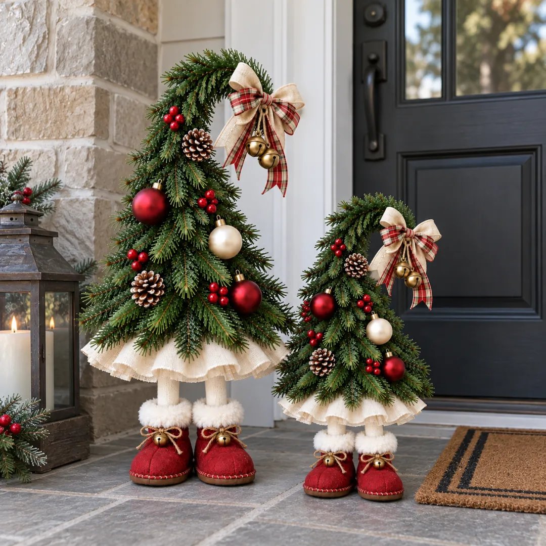 🎄🧝 Treetop Mischief™ | Playful Christmas Elf Decor