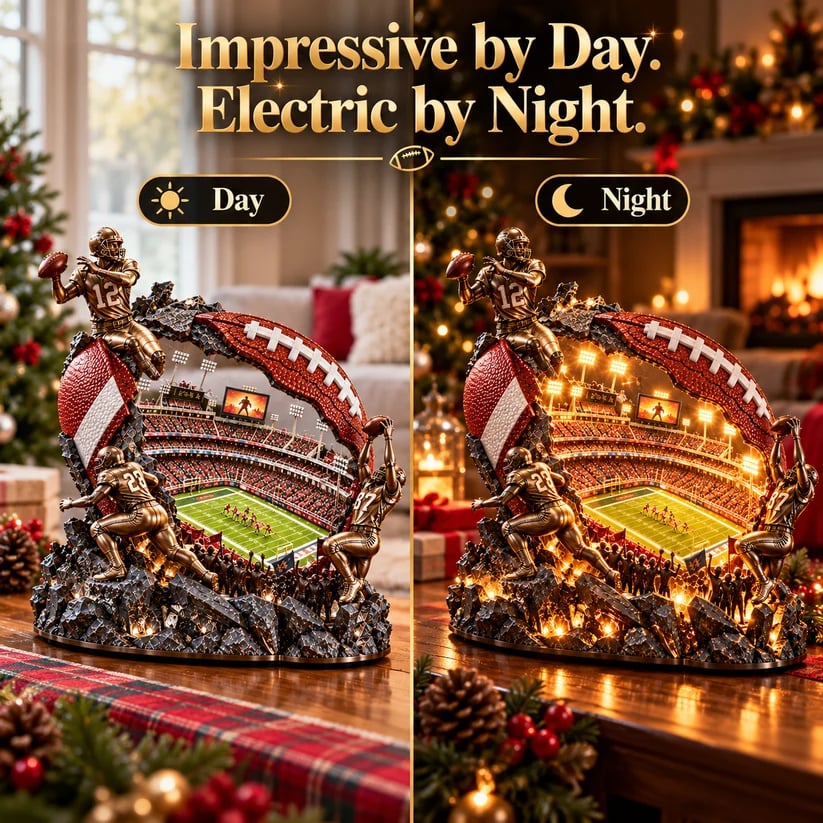 🏟️ The Stadium Within | Lighted Football Collectible 🏈