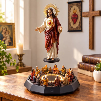 ✝️✨ Sacred Heart Ascension™ | Illuminated Jesus Faith Centerpiece