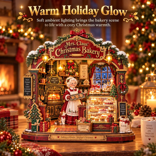🎅✨ Mrs. Claus’ Cozy Bakery™ | 3D Miniature Kit