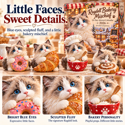 🐱 Ragdoll Bakery Mischief 24 Day Advent Calendar 🎄🥐