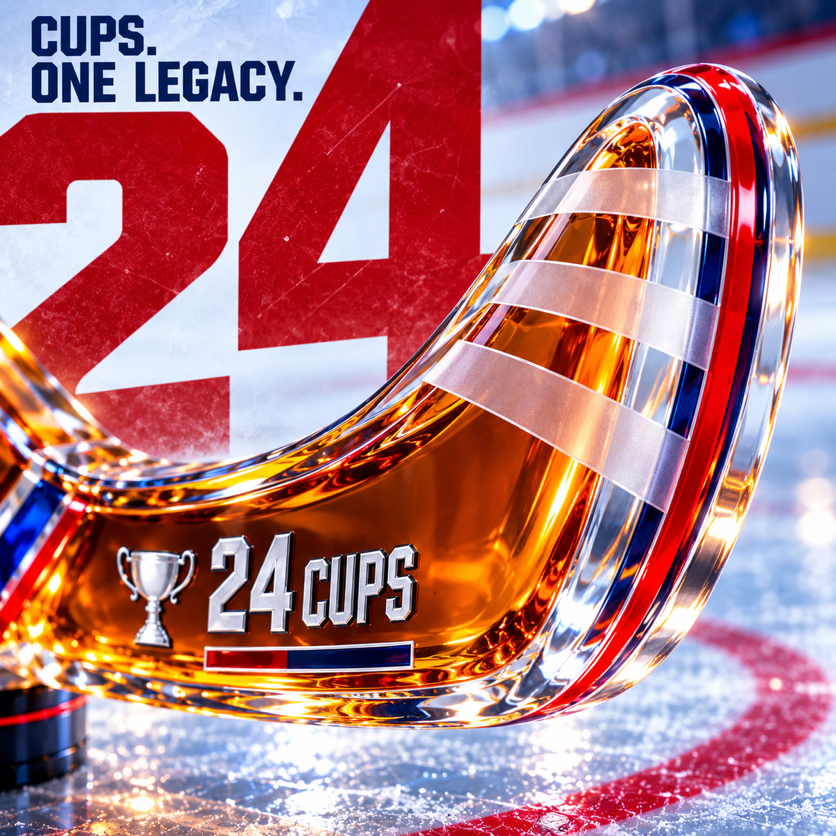 🔥 LAST DAY 50% OFF | Limited Edition Custom Hockey Stick Whiskey Decanter 🏒🥃