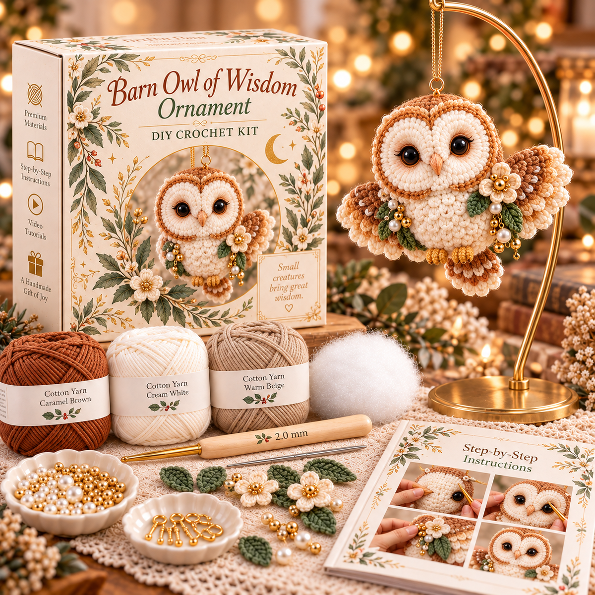 ⏰Limited Stock 50% OFF -  🧶 DIY Crochet Bird Ornament Kit Collection | Comfort, Hope & Grace