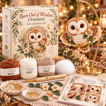⏰Limited Stock 50% OFF -  🧶 DIY Crochet Bird Ornament Kit Collection | Comfort, Hope & Grace