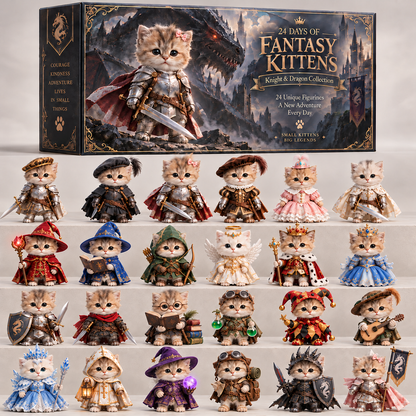 ⚔️ Kittens of the Dragon Realm | 24-Day Fantasy Advent Calendar