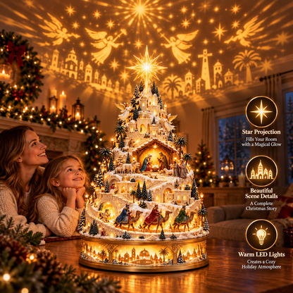 ✝️🎄 Bethlehem Village Glow™ | Lighted Nativity Christmas Centerpiece
