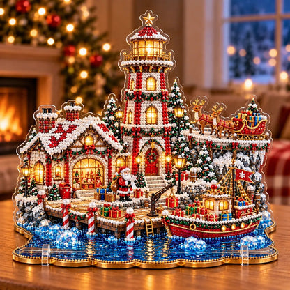 ✨🗼 Pearl Lighthouse Christmas™ | Premium Diamond Painting Art Kit