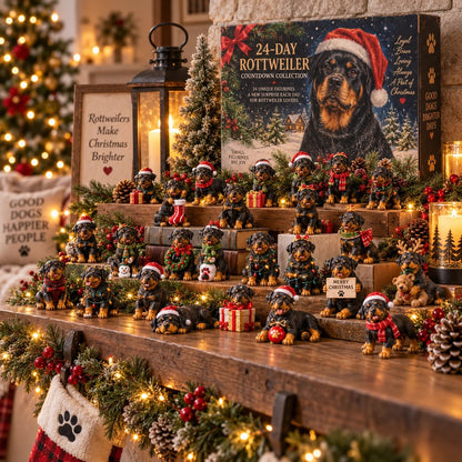 🎄 24 Rottweilers. One Christmas Countdown.