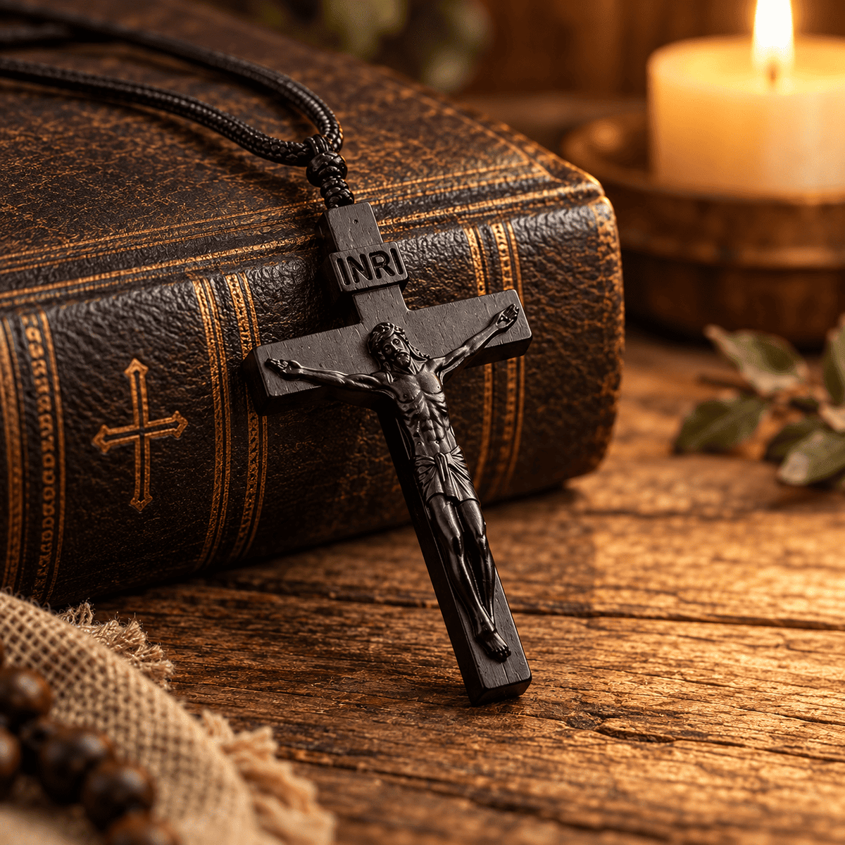✝️100% Handmade Wooden Crucifix Necklace – A Symbol of Faith & Hope (𝐃𝐚𝐧𝐢𝐞𝐥 𝐁𝐫𝐨𝐨𝐤𝐬 𝐇𝐚𝐧𝐝𝐦𝐚𝐝𝐞®)