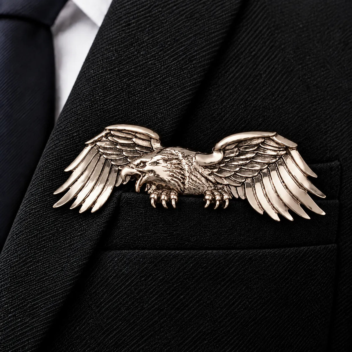 ✨ Sculptural Animal Brooch | A Bold Finishing Touch for Suits & Blazers