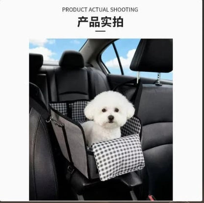 🐾🚙 PawNest Ride™ | Small Dog Center Console Car Seat