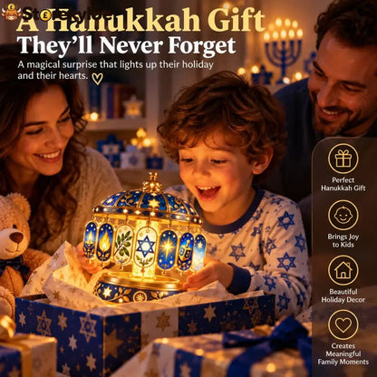 🕎🌙 Hanukkah Magic Night Light - Color-Changing Holiday Decor