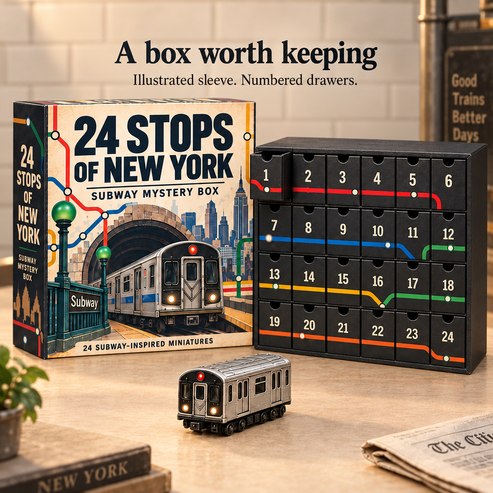 🚇 New York Subway Mystery Advent Calendar | 24 Stops, 24 Clues 🗽