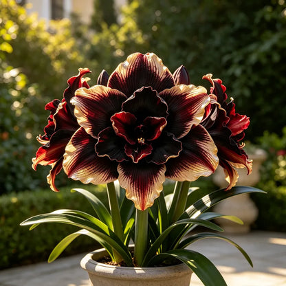 🌺  Giant Double Amaryllis – Bold Indoor Flower Bulbs