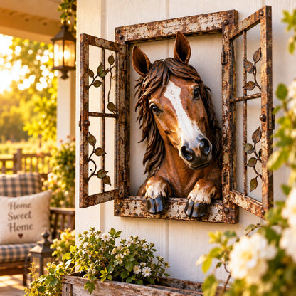 🌿 Who’s Peeking In? | Rustic Woodland Animal Wall Art