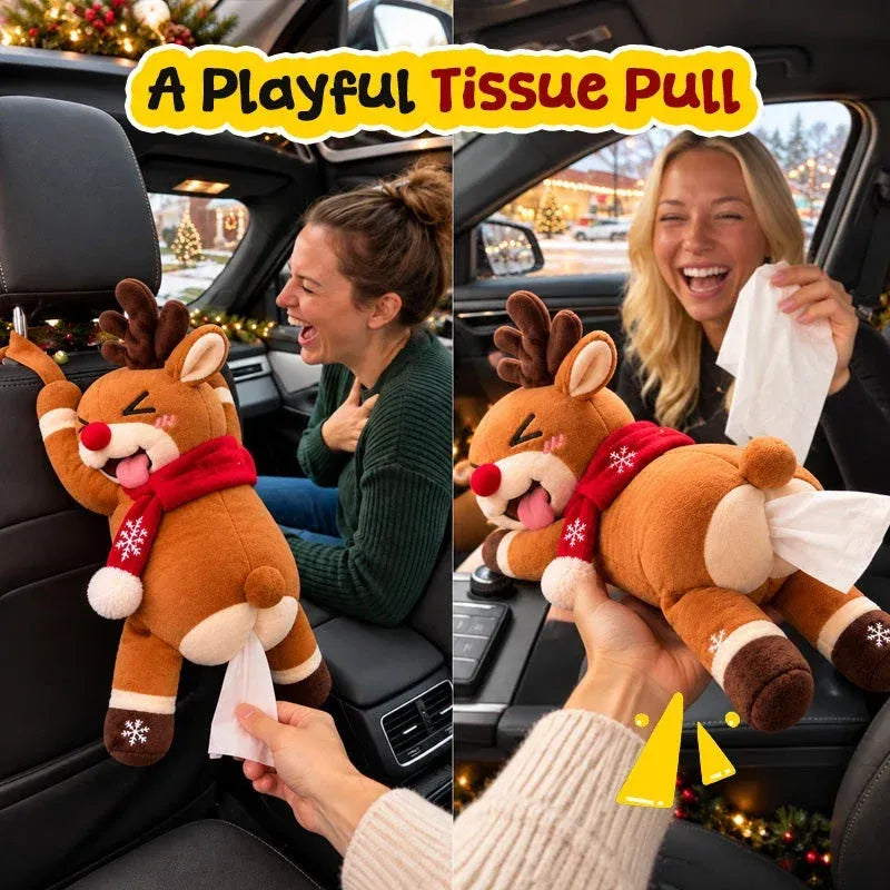 🦌🍑 Reindeer Rear View | Funny Christmas Tissue Holder 😂