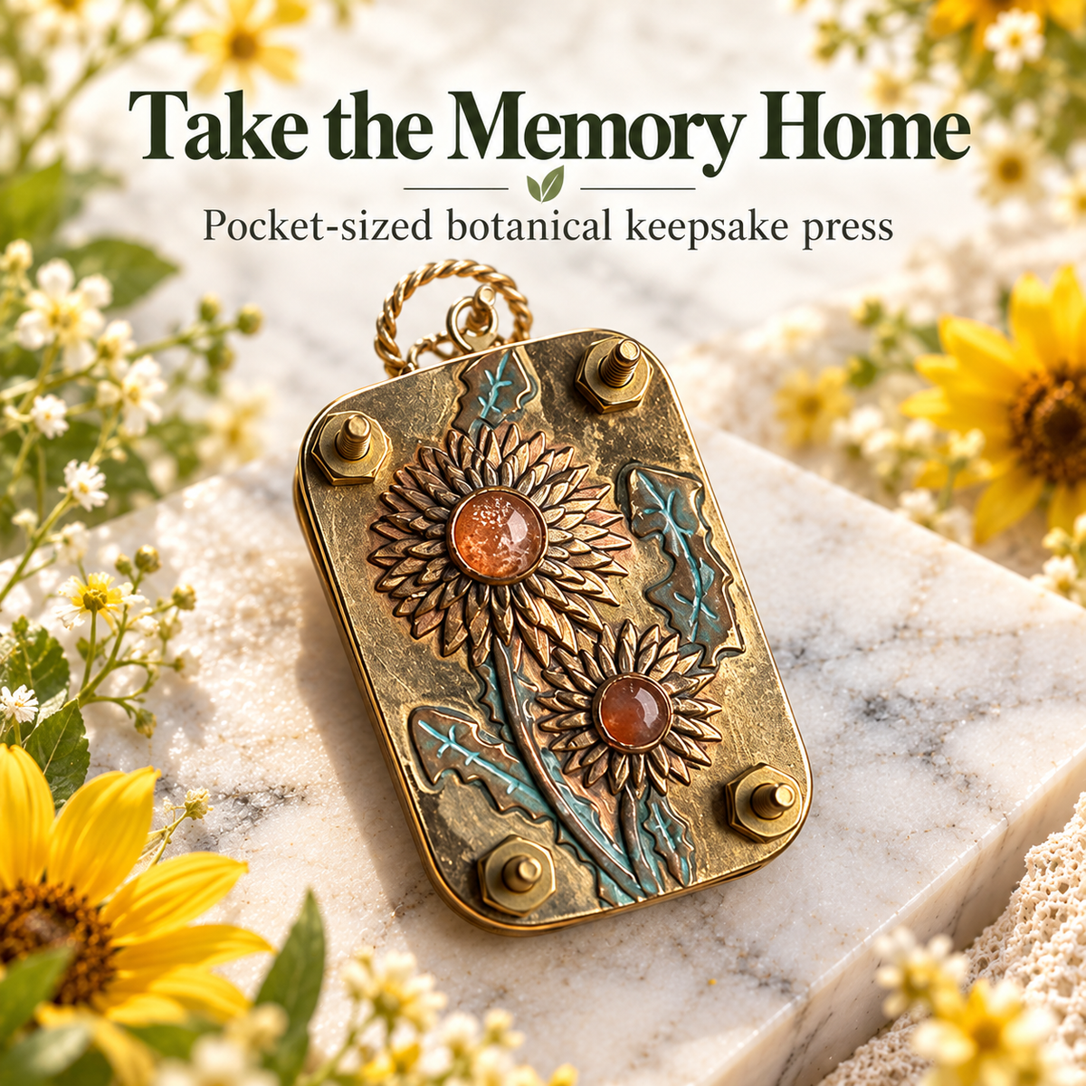 🌸📖 Pocket-Size Flower Press – Turn Tiny Blooms Into Lasting Keepsakes