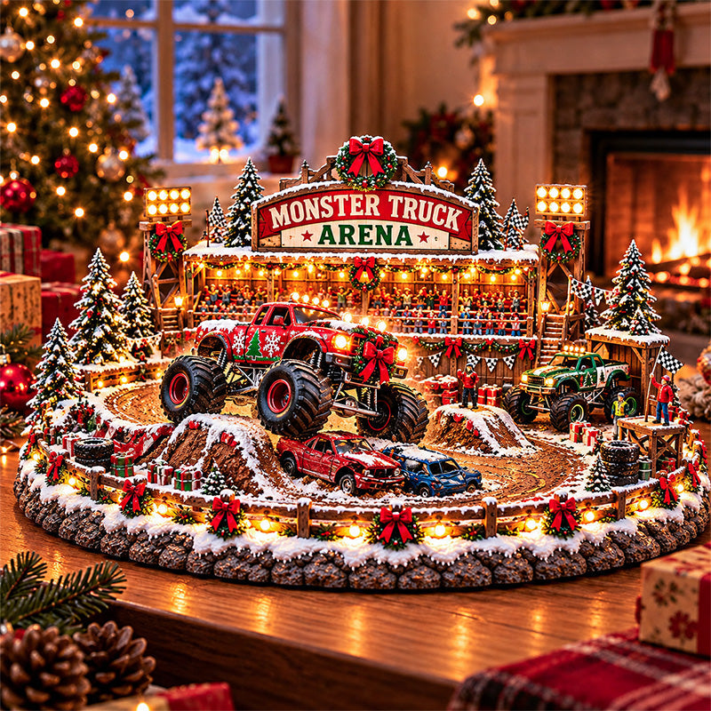 🎅⛽ Christmas at the Old Gas Station | Vintage Holiday Village Collectible 🎄