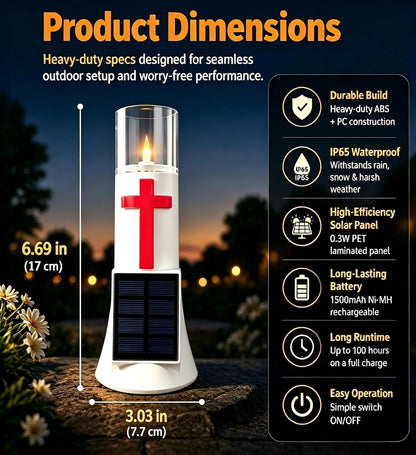 Solar Memorial Flameless Candle Lights