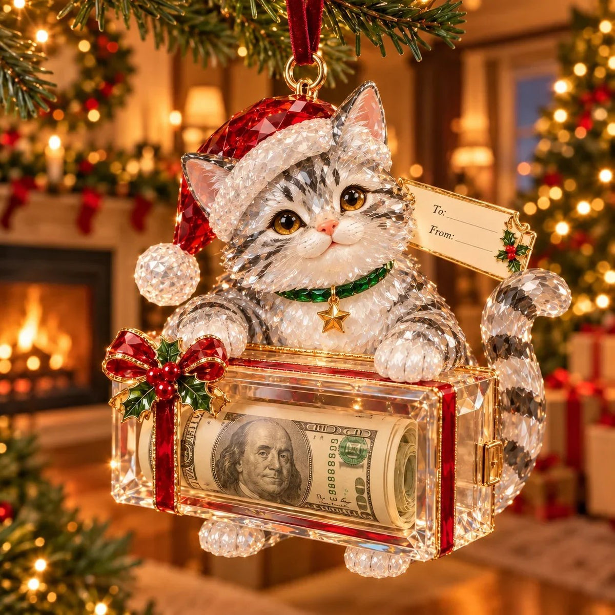 🎄✨ Christmas Money Magic™ | 20 Crystal-Style Cash Holders