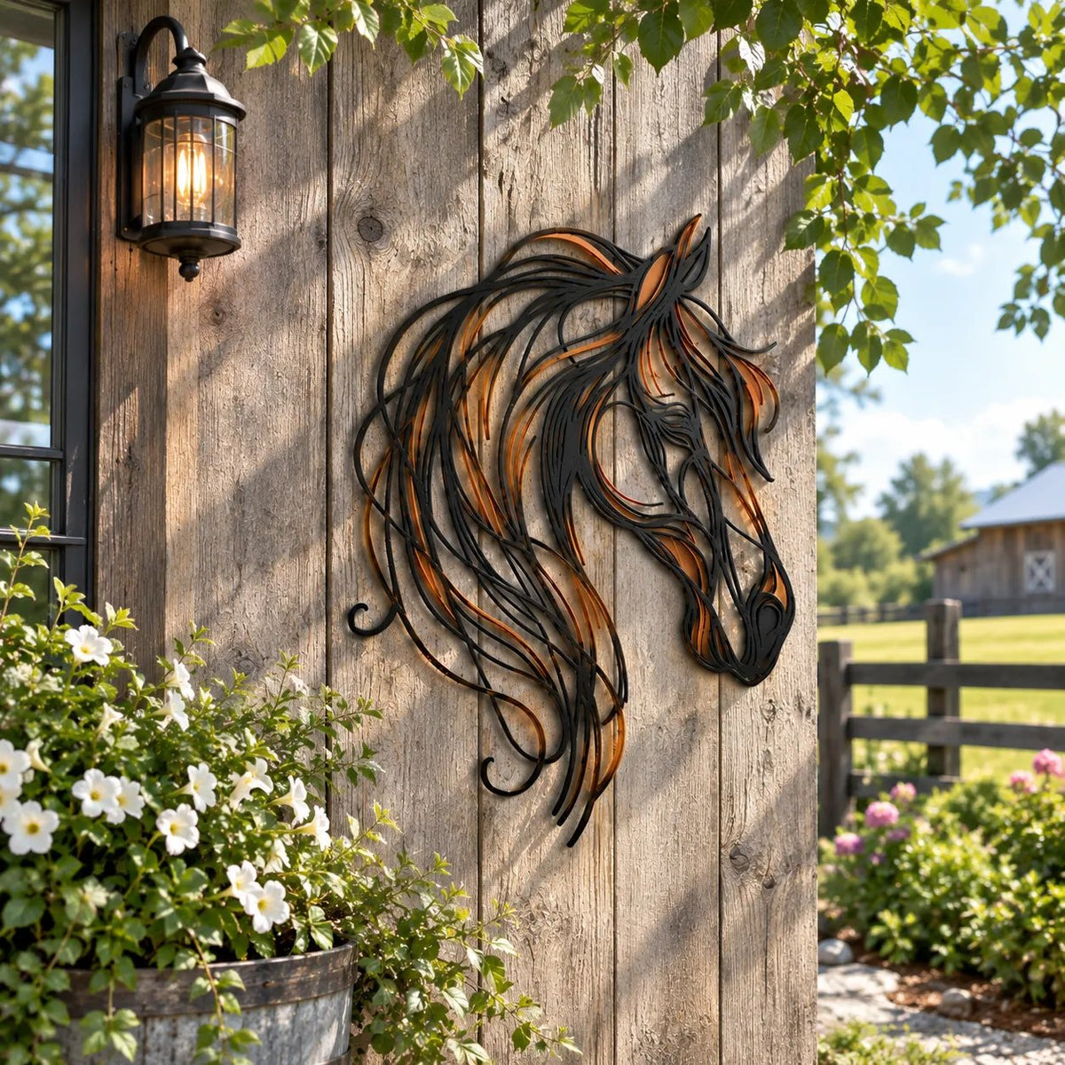 ⏰ LAST DAY 49% OFF - Horse Head Metal Wall Art