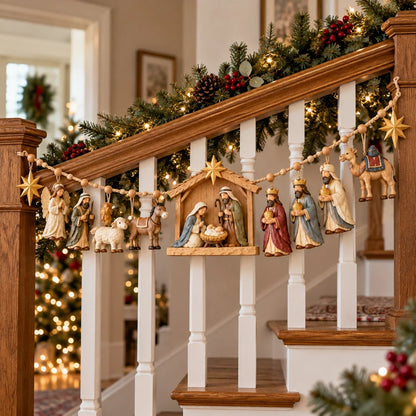 ✝️⭐ Hope Was Born in Bethlehem™ | Christmas Nativity Garland