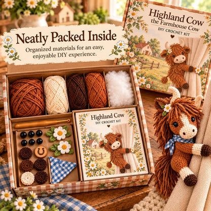 🧶 Crochet Your Own Farm Animal Curtain Tiebacks 🐮🐷🐑