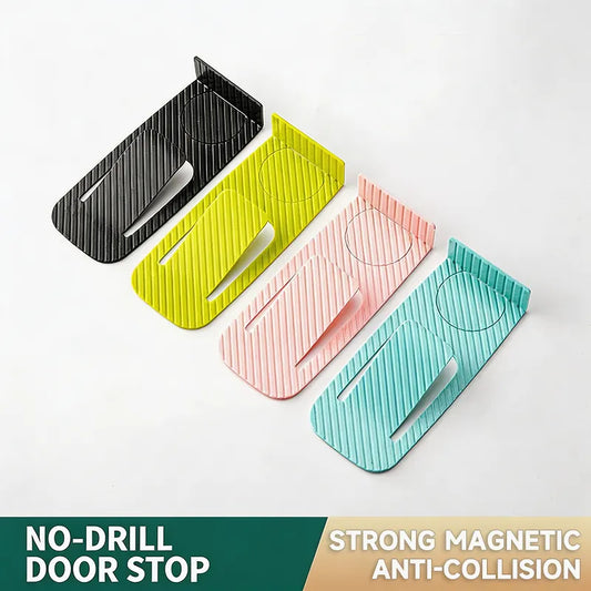 🚪 No Drilling, No Sliding | Self-Adhesive Door Stopper