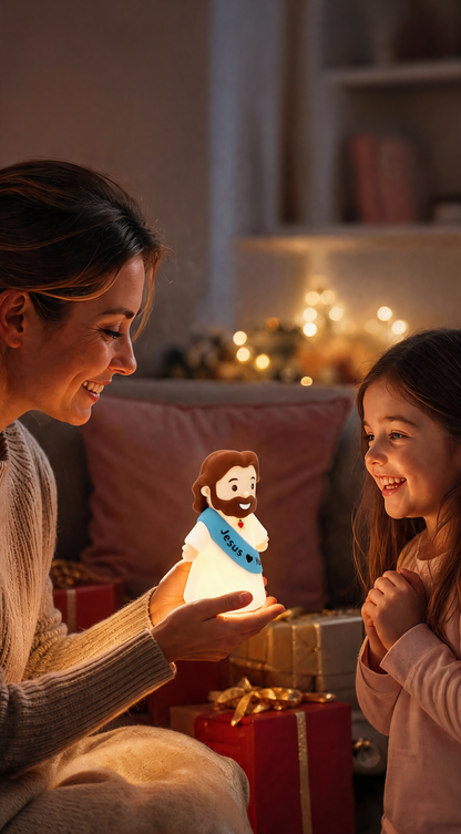 ❤️✝️ Loved by Jesus™ | Cute Glowing Christian Night Light