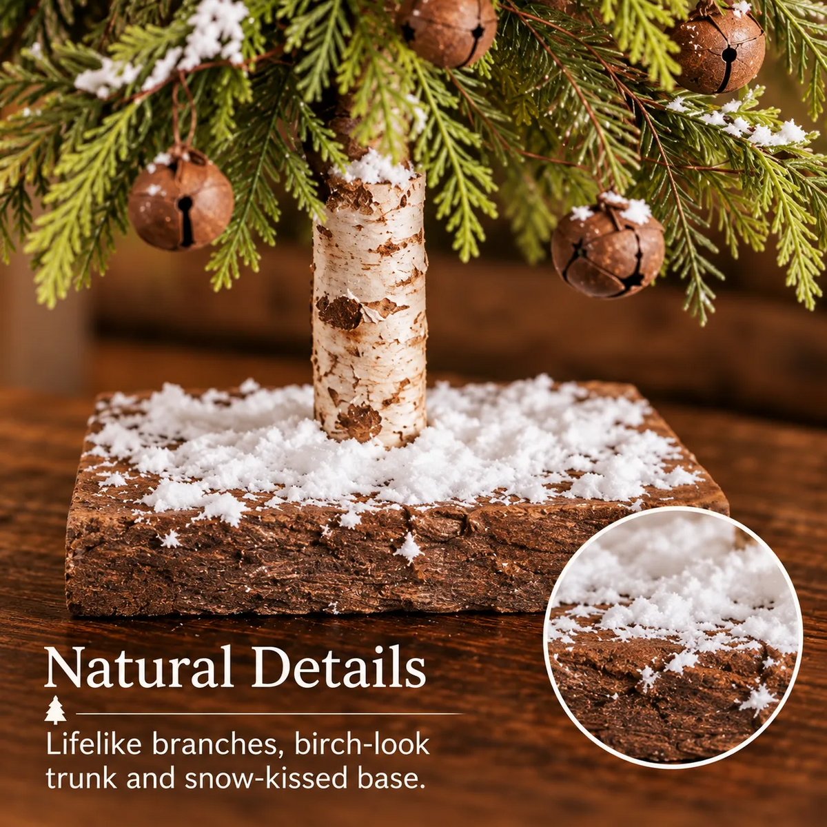 🎄🔔 Rustic Bell Christmas Tree™ – Vintage Farmhouse Tabletop Holiday Decor