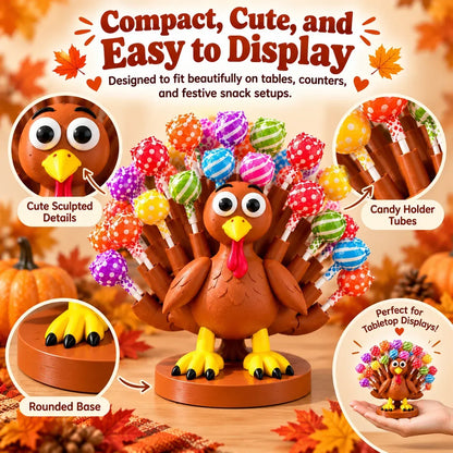 🦃🍭Build-a-Tail Turkey™ | Thanksgiving Candy Holder