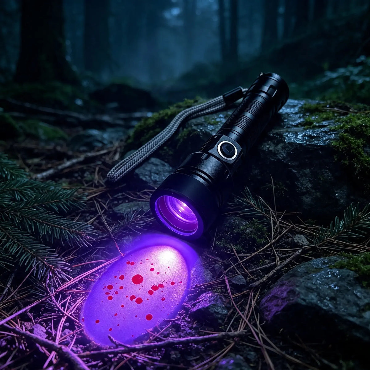 🔦🦌 Rechargeable Blood Tracking Flashlight – 2000 Lumens, Adjustable Focus