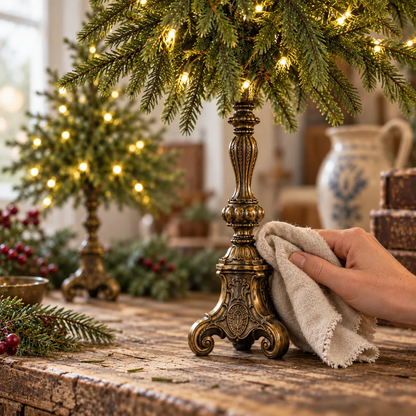 🎄✨ Vintage Norfolk Pine Glow Trees | Cozy Lighted Christmas Decor