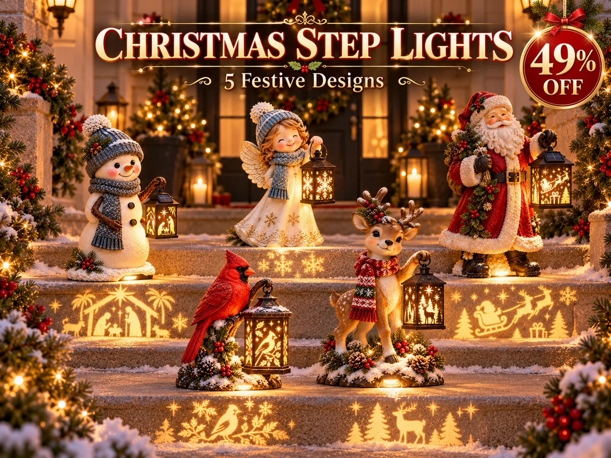⛄ Snowman by Day, Holy Night by Night | Solar Nativity Projection Light ✨