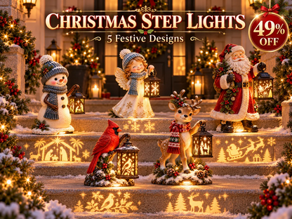 ⛄ Snowman by Day, Holy Night by Night | Solar Nativity Projection Light ✨