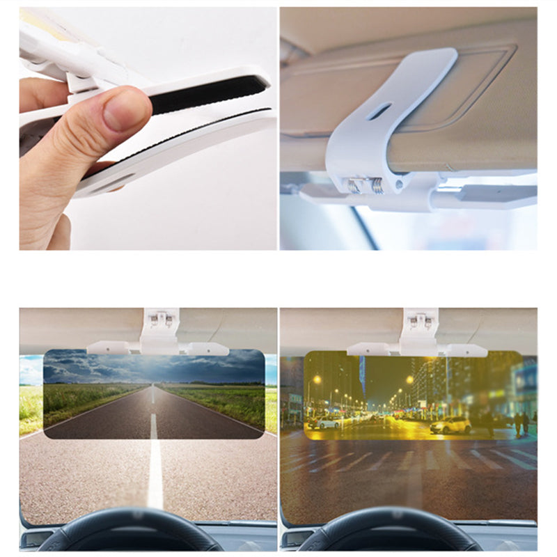🚗🌙 Day or Night, Drive with Less Glare | Universal Anti-Glare Visor ✨